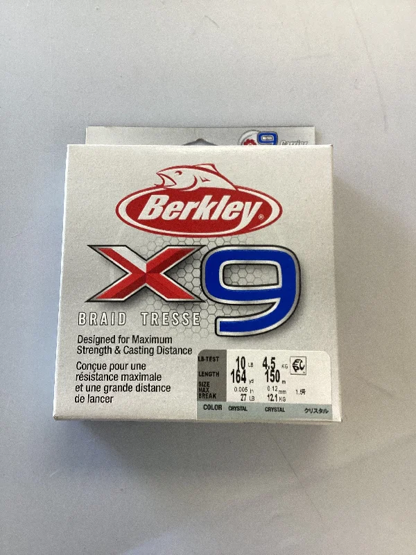 Fishing Line For Light Lures-Berkley X9BFS10-CY X9 Braid