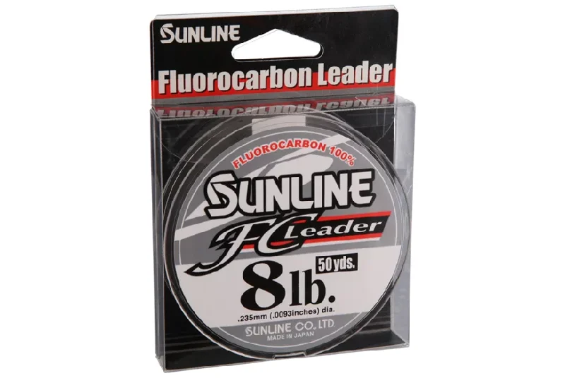 Fishing Line For Pike-Sunline FC Leader 8lb 50 yds Clear