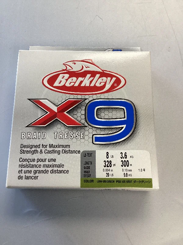 Extra Strong Fishing Line-Berkley X9B3308-22 X9 Braid