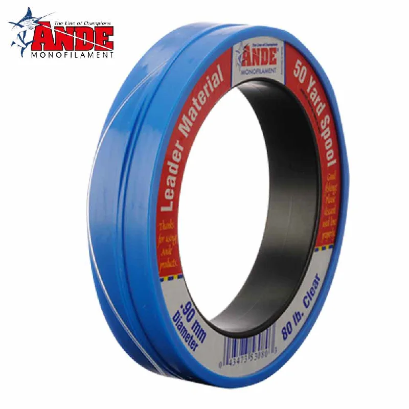 High Strength Fluorocarbon Line-Ande Premium Clear Leader Wrist Spools