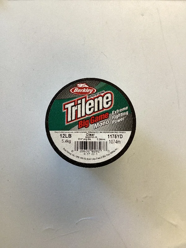 Anti-Tangle Fishing Line-Berkley BGQS12C-15 Trilene Big Game