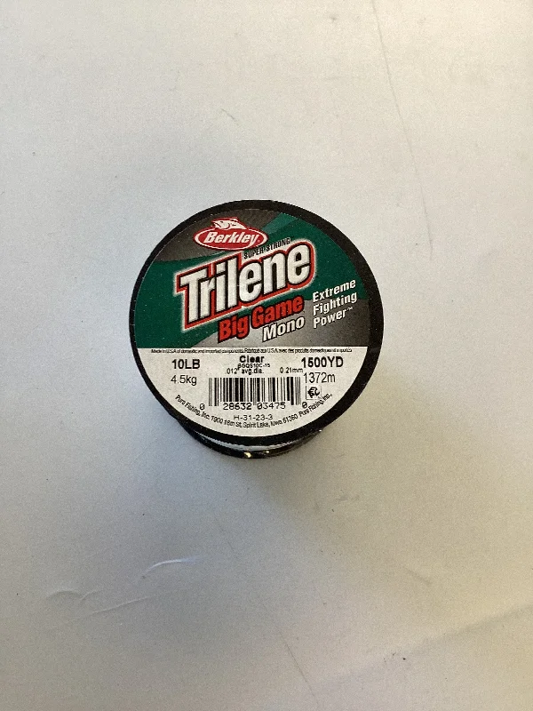 Clear Braided Fishing Line-Berkley BGQS10C-15 Trilene Big Game