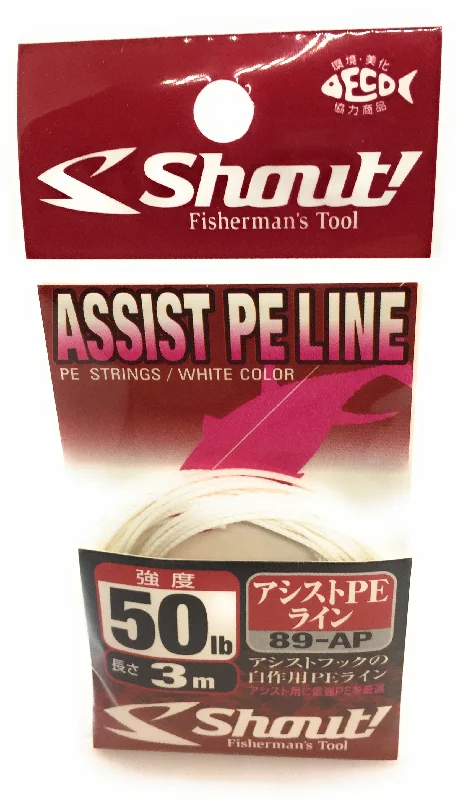 Fishing Line For Freshwater Lakes-Shout! Assist PE Line