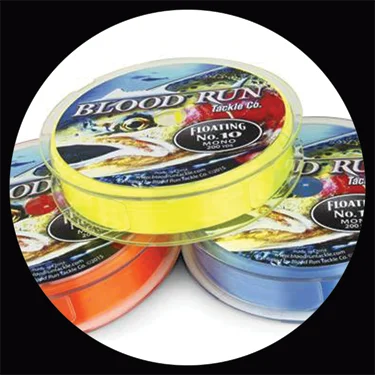 Braided Fishing Line For Ultimate Strength-Blood Run 300 yd 23 lb Float Line - Yellow