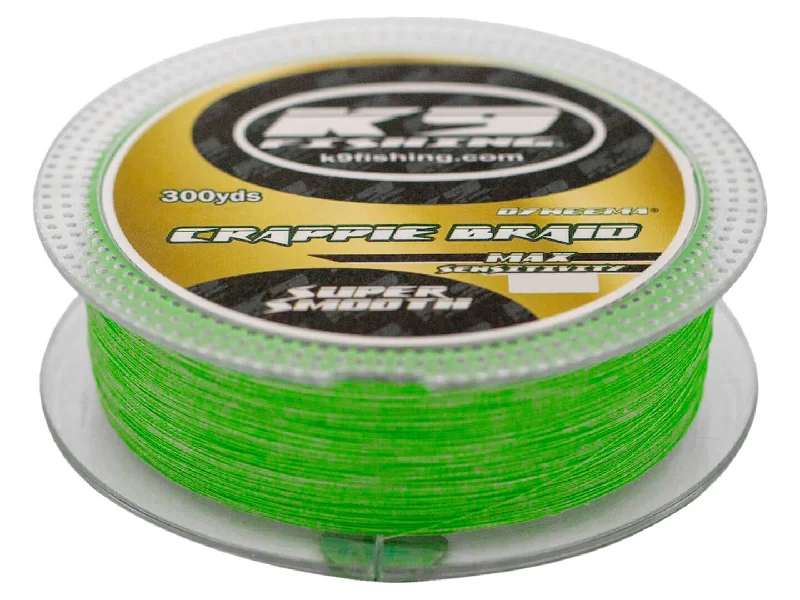 High Resistance Fishing Line-K9 Crappie Braid 5lb