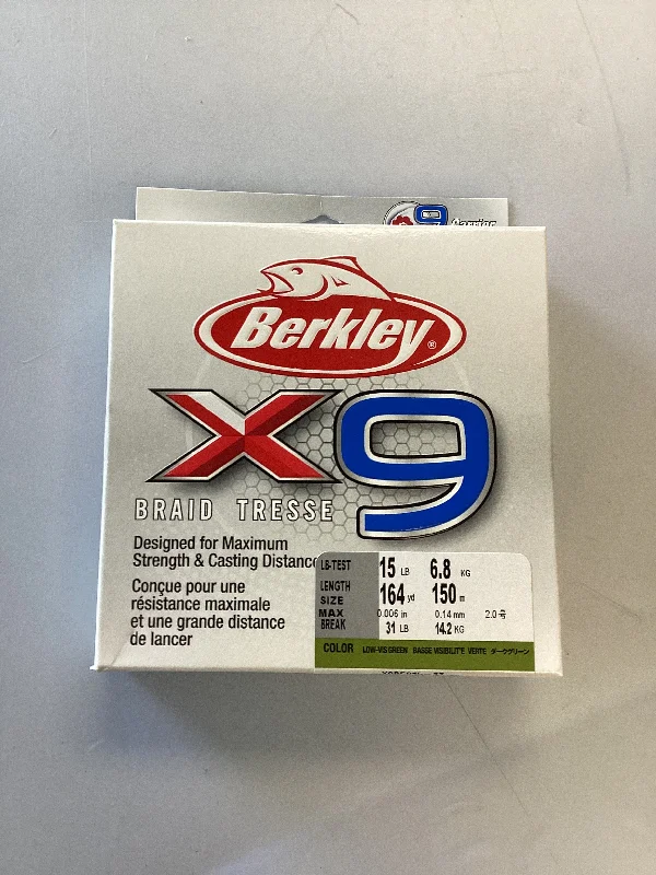 Fishing Line For Baitcasting-Berkley X9BFS15-22 X9 Braid