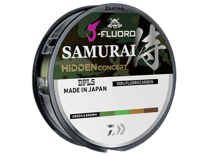 Best Fishing Line For Every Weather-Daiwa J-Fluoro Samurai Hidden Concept Fluorocarbon Line