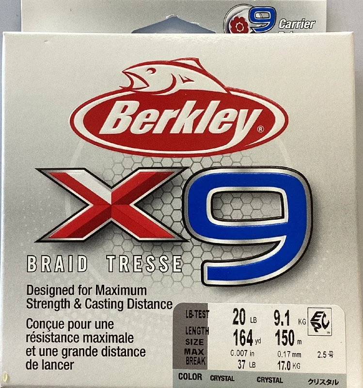 Fishing Line For Heavy Lures-Berkley X9BFS20-CY X9 Braid