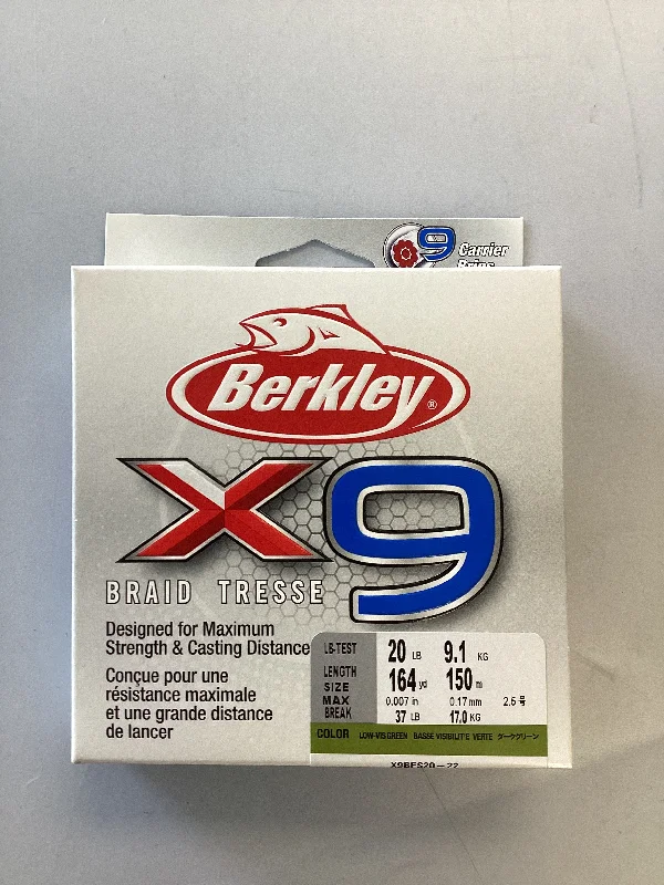 Thin Fishing Line-Berkley X9BFS20-22 X9 Braid