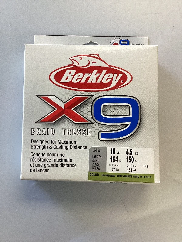 Best Fishing Line For Big Game-Berkley X9BFS10-22 X9 Braid