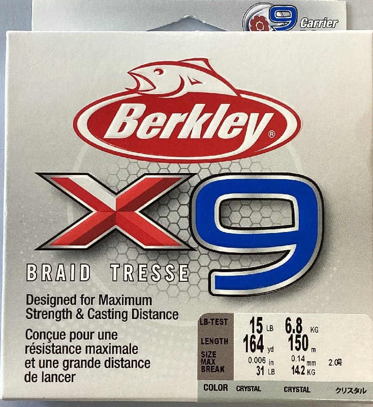 Thick Fishing Line-Berkley X9BFS15-CY X9 Braid