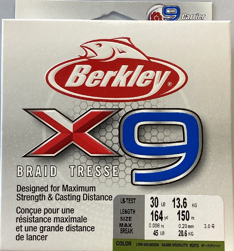 Fishing Line For Saltwater Fishing-Berkley X9BFS30-22 X9 Braid