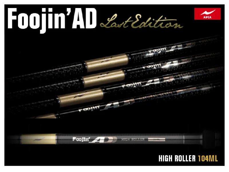 Top Fishing Rod For Summer Fishing-Apia Foojin'AD Last Edition High Roller 104ML