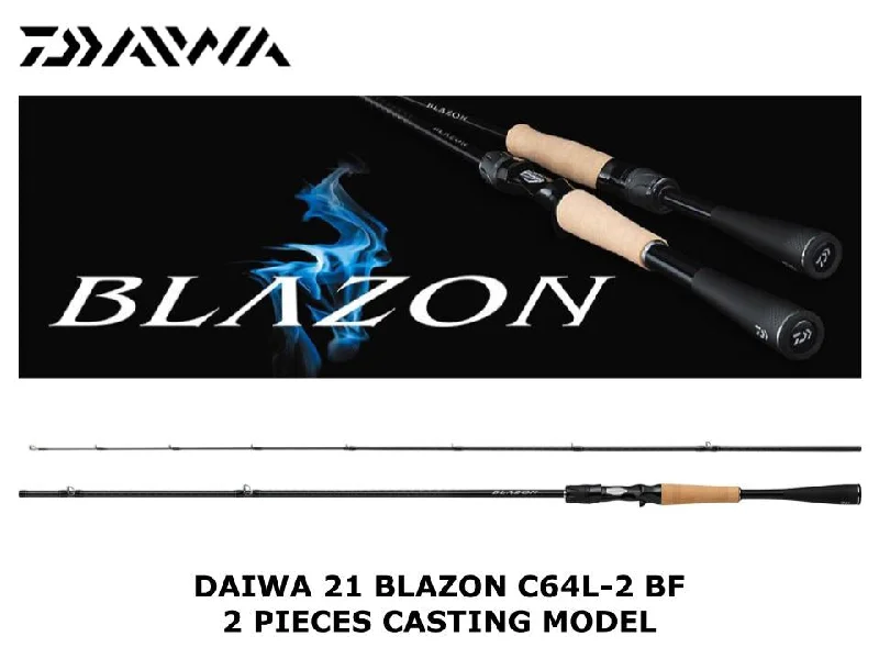 Fishing Rod For Catching Catfish-Daiwa 21 Blazon 2 Pieces Baitcasting Model C64L-2 BF