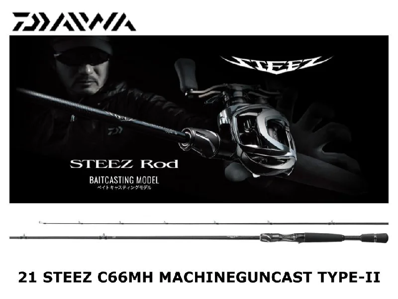 Fishing Rod For Catching Bluegill-Daiwa 21 Steez Casting C66MH MACHINEGUNCAST TYPE-II