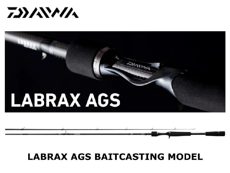 High Visibility Fishing Rod For Low Light-Daiwa Labrax AGS Baitcasting 77LMLB