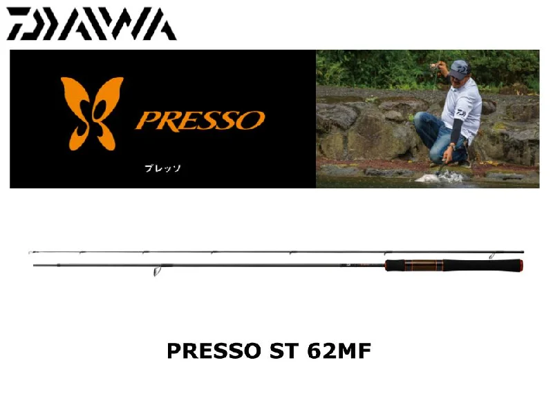 Fishing Rod For Light Tackle Fishing-Pre-Order Daiwa Presso ST 62MF