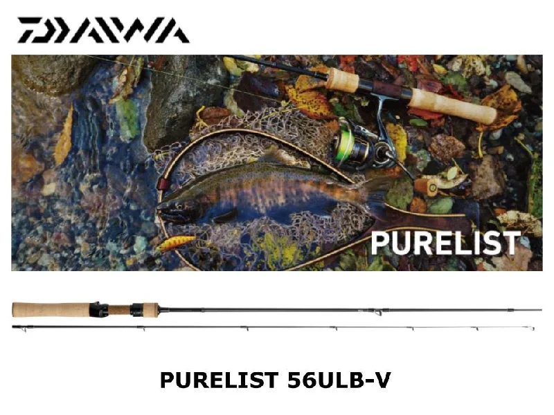 Fishing Rod For Lightweight Applications-Daiwa Purelist 56ULB-V