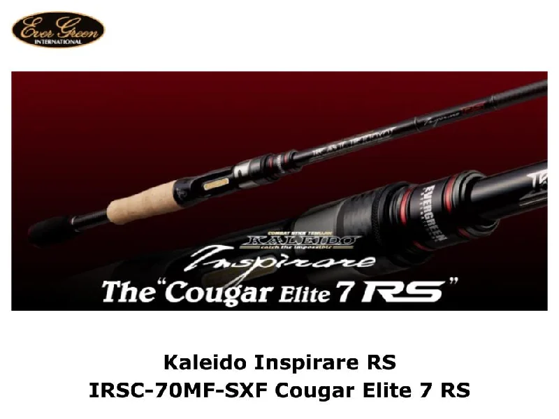 Fishing Rod For Quick Hookset-Pre-Order Evergreen Kaleido Inspirare Special Model IRSC-70MF-SXF Cougar Elite 7 RS