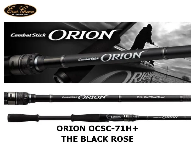 Heavy Action Fishing Rod-Evergreen Orion OCSC-71H+ Black Rose