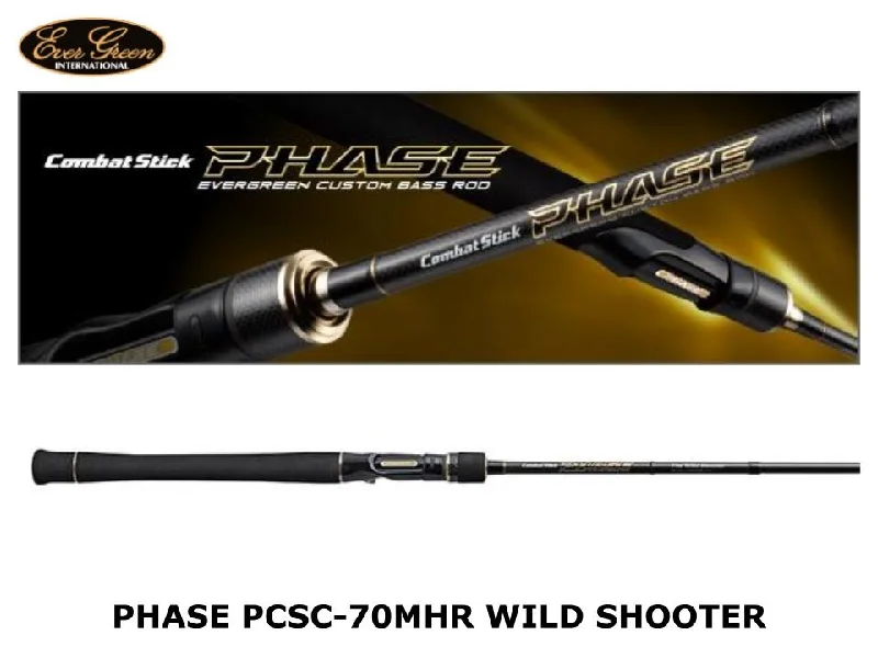 Best Fishing Rod For Trout-Pre-Order Evergreen Phase Baitcasting PCSC-70MHR Wild Shooter