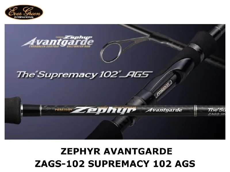 High Performance Rod For All Fishing Conditions-Evergreen Zephyr Avantgarde ZAGS-102 Supremacy 102 AGS