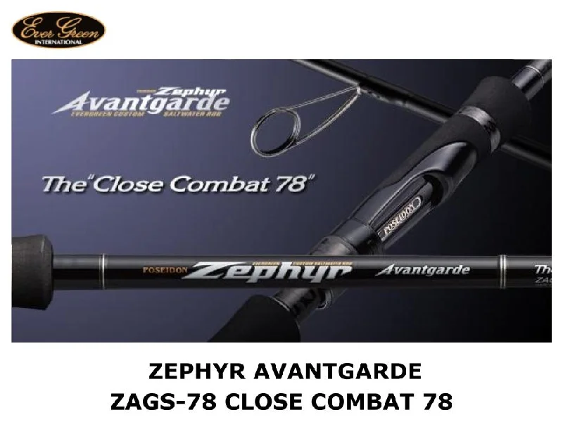 Best Spinning Rod For Clear Water Fishing-Evergreen Zephyr Avantgarde ZAGS-78 Close Combat 78