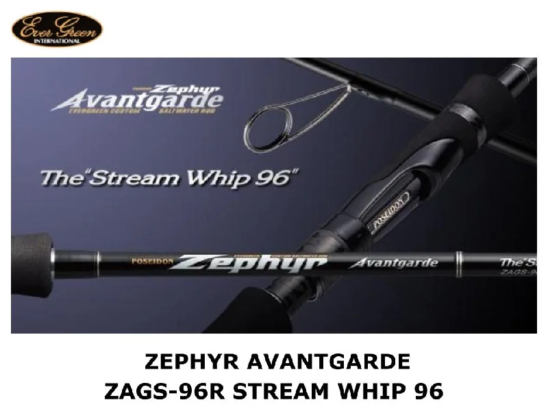 Spinning Rod For Shallow Waters-Evergreen Zephyr Avantgarde ZAGS-96R Stream Whip 96