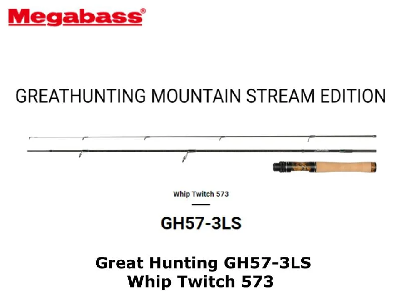 Baitcasting Rod For Catching Musky-Megabass Great Hunting GH57-3LS Whip Twitch 573