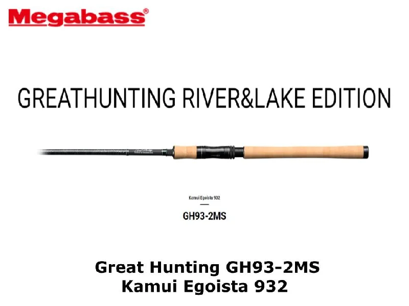 Fishing Rod For Deep Water Fishing-Megabass Great Hunting GH93-2MS Kamui Egoista 932