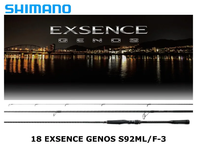 Spinning Rod For Shallow Waters-Pre-Order Shimano 18 Exsence Genos S92ML/F-3 Technical Pathfinder 92