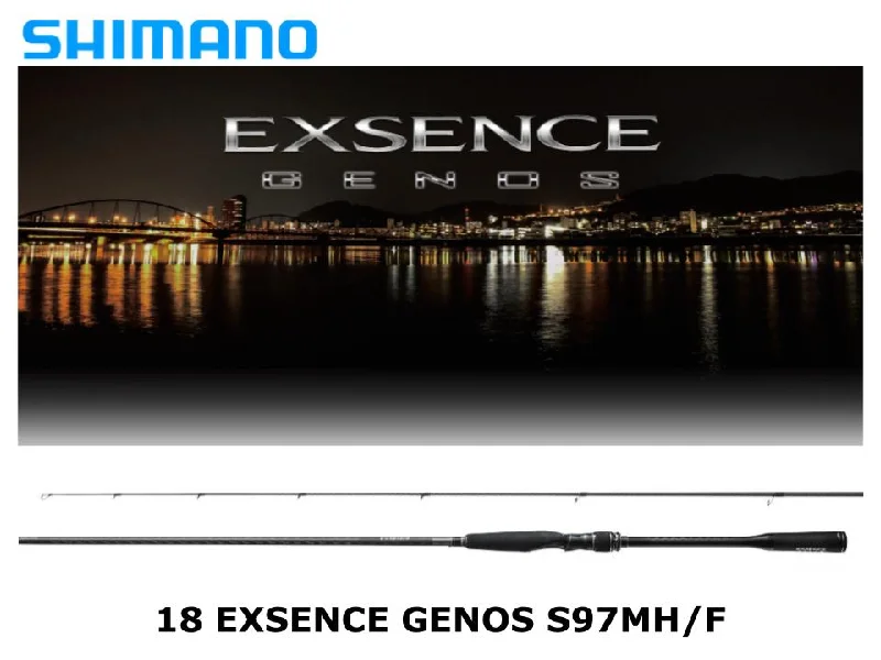 High Performance Rod For All Fishing Conditions-Shimano 18 Exsence Genos S97MH/F Dark Force 97