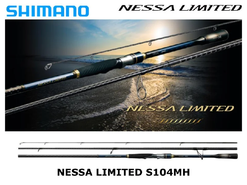 Travel-Friendly Spinning Rod-Shimano 18 Nessa Limited S104MH