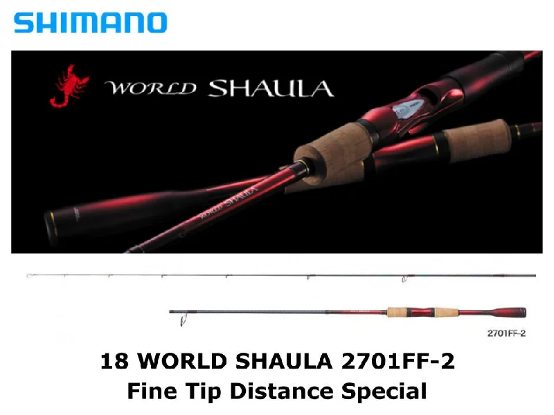 Best Rod For Catching Blue Marlin-Pre-Order Shimano 18 World Shaula Spinning 2701FF-2 Fine Tip Distance Special