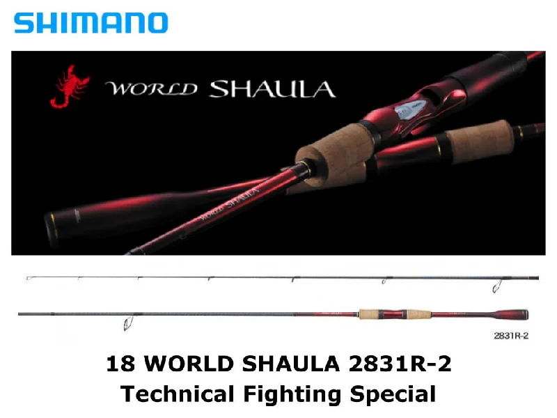 Fishing Rod For Precision Casting-Pre-Order Shimano 18 World Shaula Spinning 2831R-2 Technical Fighting Special