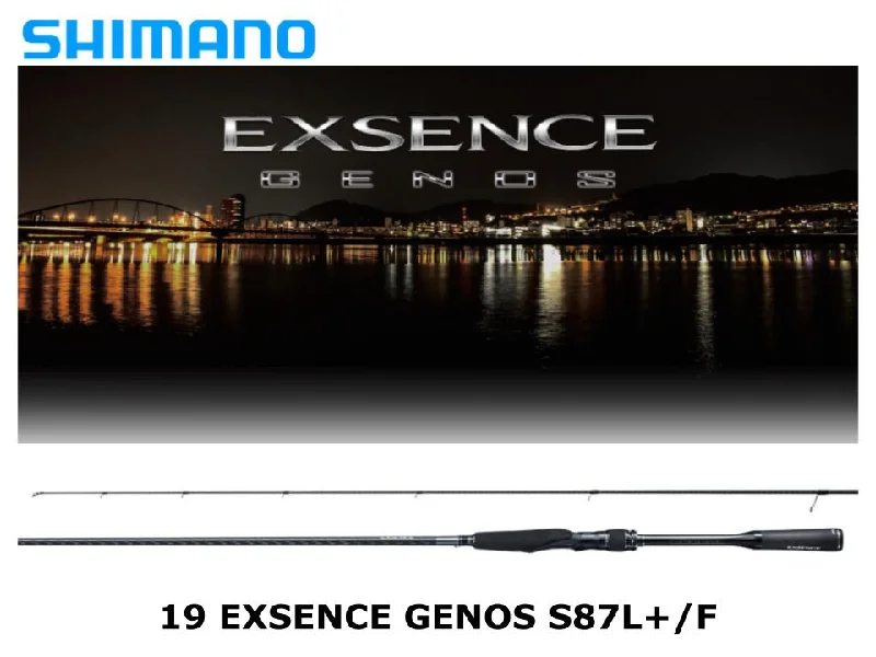 Best Spinning Rod For Clear Water Fishing-Shimano 19 Exsence Genos S87L+/F Dark Force 87