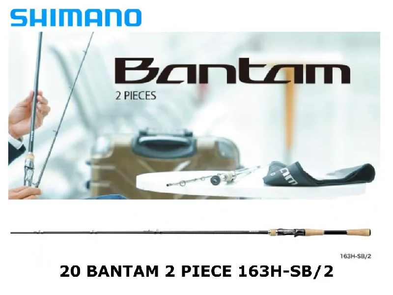 Fishing Rod For Heavy Lures-Shimano Bantam Center Cut 2piece Baitcasting 163H-SB/2