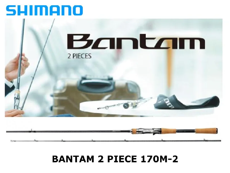 Best Rod For Bottom Feeders-Shimano Bantam 2 Piece Baitcasting 170M-2