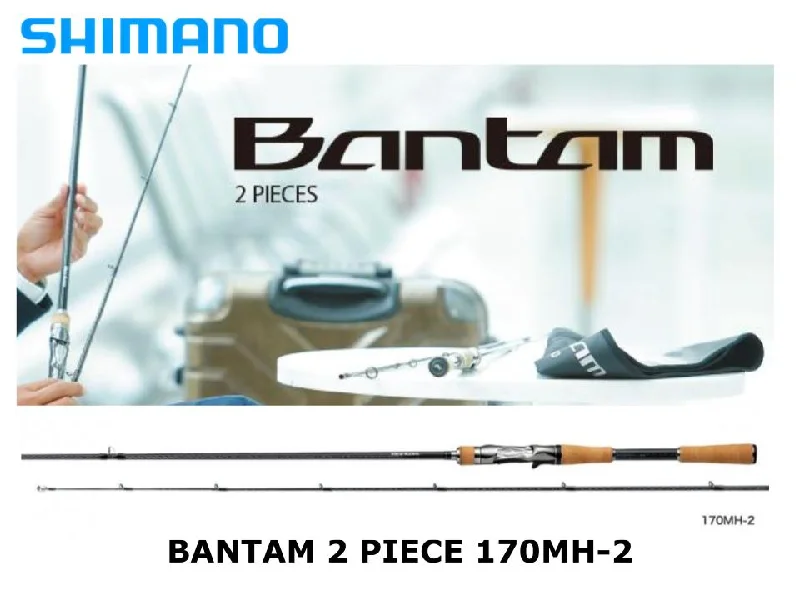 Ultra-Durable Fishing Rod-Shimano Bantam 2 Piece Baitcasting 170MH-2