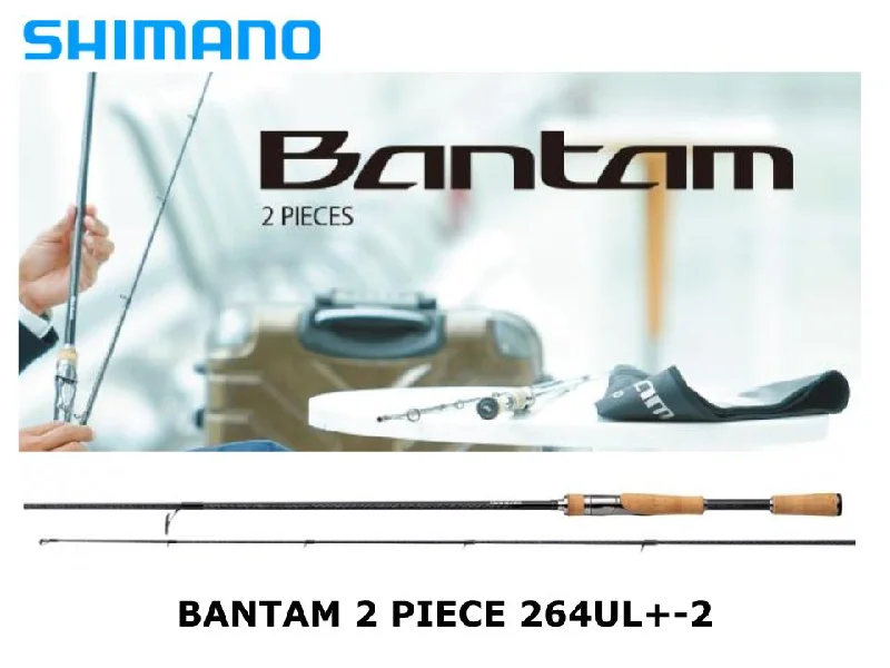 Fishing Rod For Fishing From A Boat-Shimano Bantam 2 Piece Spinning 264UL+-2