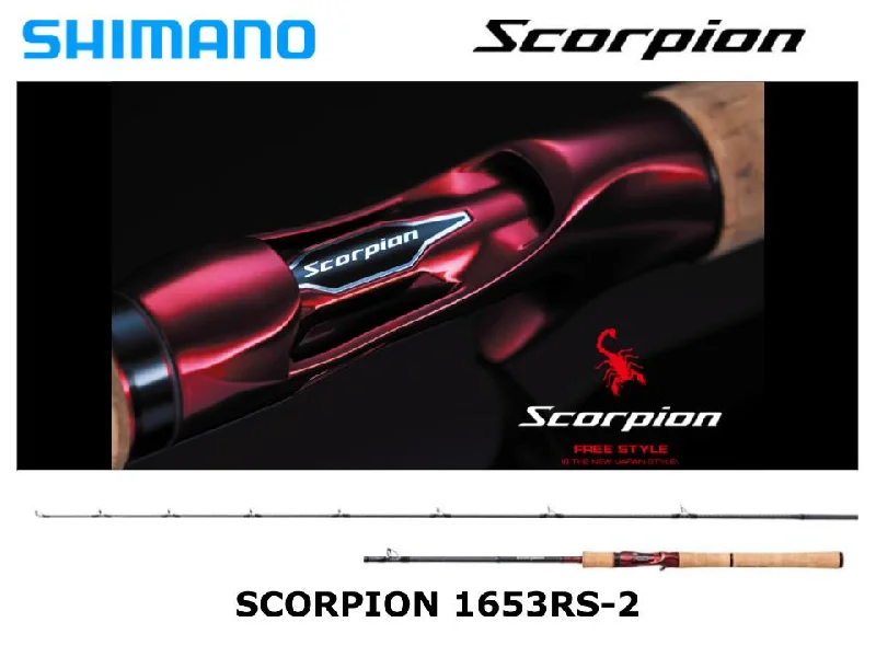 High Strength Fishing Rod-Pre-Order Shimano 20 Scorpion 1653RS-2 One & Half Two-Piece Baitcasting Model