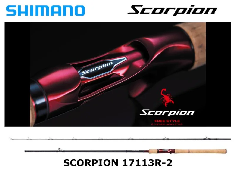 Best Fishing Rod For River Trout-Shimano 20 Scorpion 17113R-2 One & Half Two-Piece Baitcasting Model