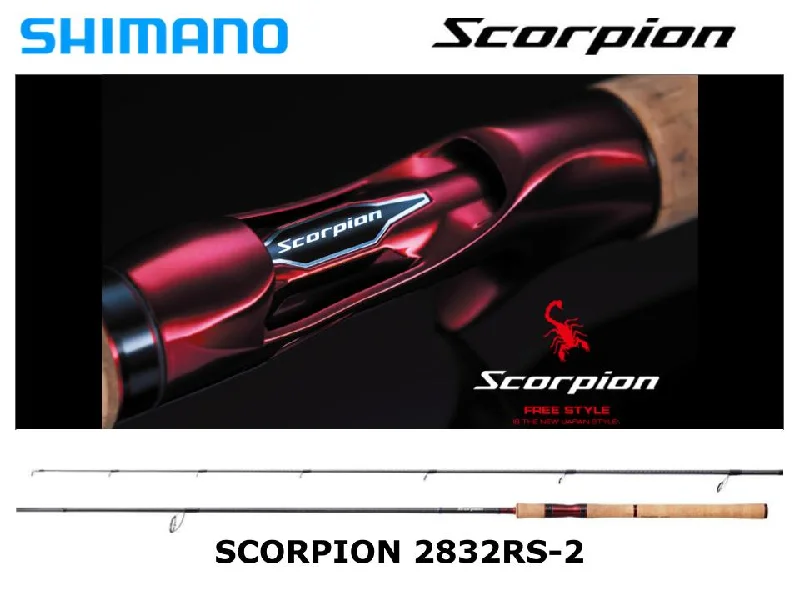 Rod For Fishing With Kids-Pre-Order Shimano Scorpion 2832RS-2 One & Half Two-Piece Spinning Model