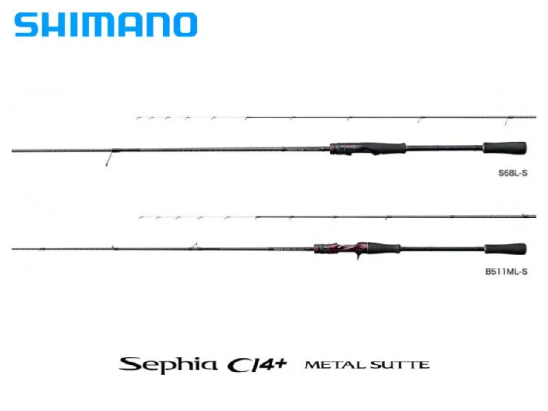 Spinning Rod For Shallow Water-Shimano Sephia CI4+ Metal Sutte B511L-S