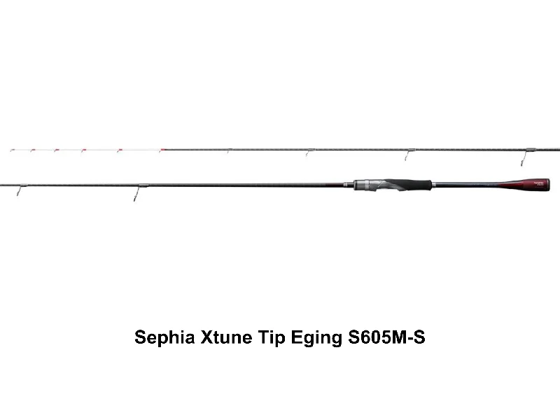 Flexible Fishing Rod For Long Casting-Shimano Sephia Xtune Tip Eging S605M-S