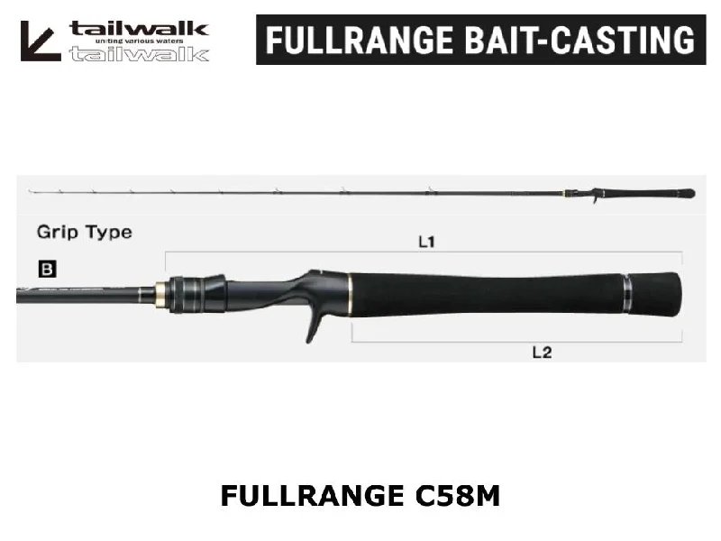 Fishing Rod For Ponds And Small Lakes-Tailwalk Fullrange C58M