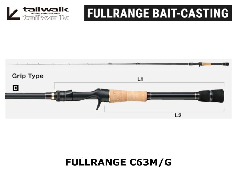 Spinning Rod For Windy Conditions-Tailwalk Fullrange C63M/G