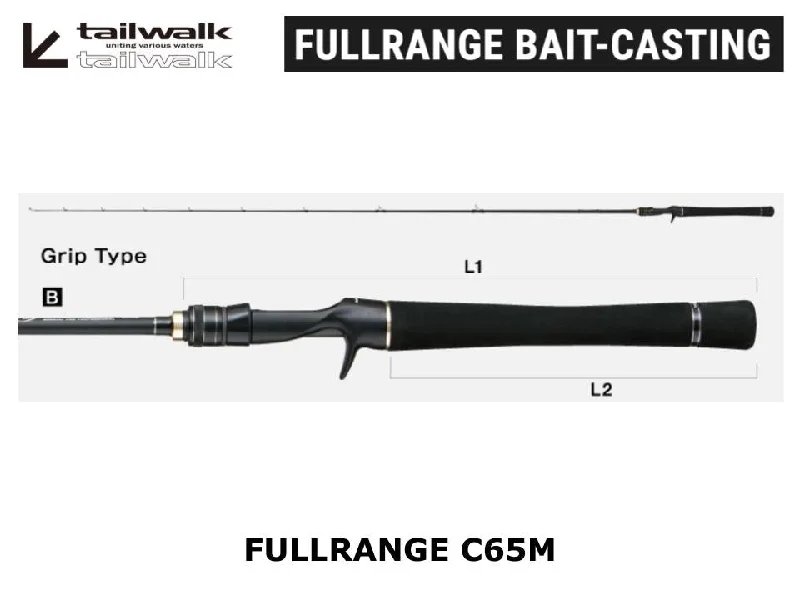 Ultra-Strong Fishing Rod For Deep Waters-Tailwalk Fullrange C65M