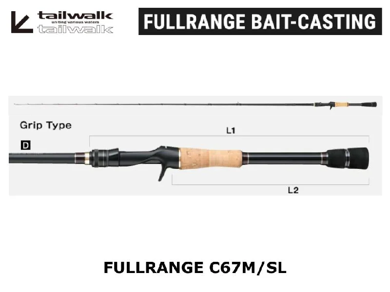 Best Fishing Rod For Moderate Action-Tailwalk Fullrange C67M/SL