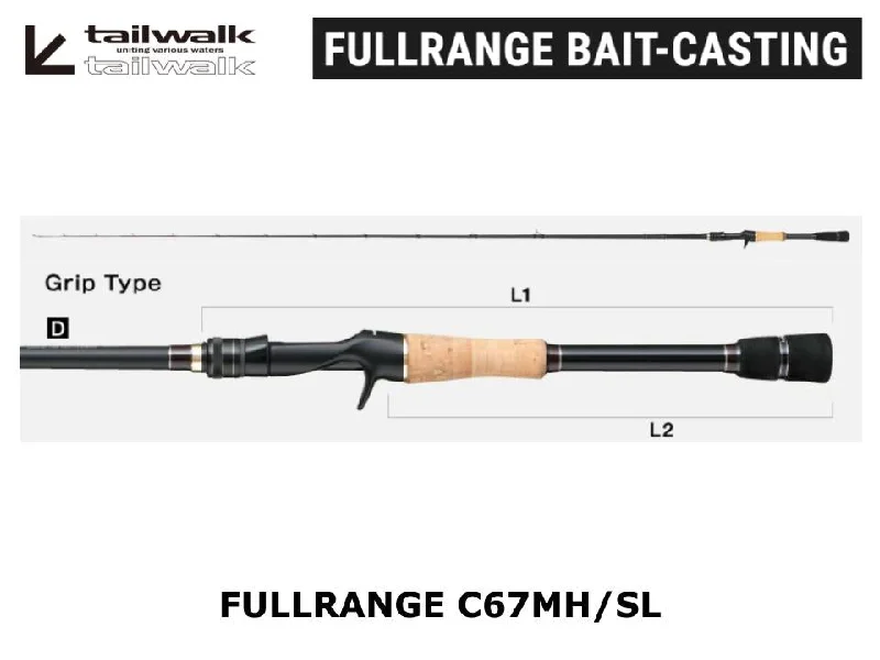 Fishing Rod For Heavy Tackle Fishing-Tailwalk Fullrange C67MH/SL